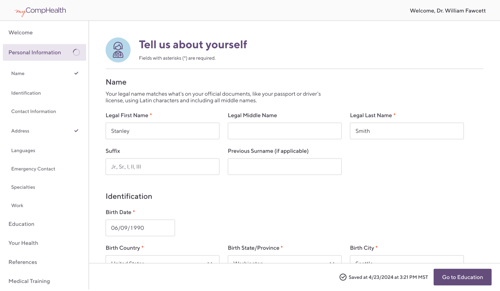 Final autosave design, sticky bar shows saved timestamp with no Save button